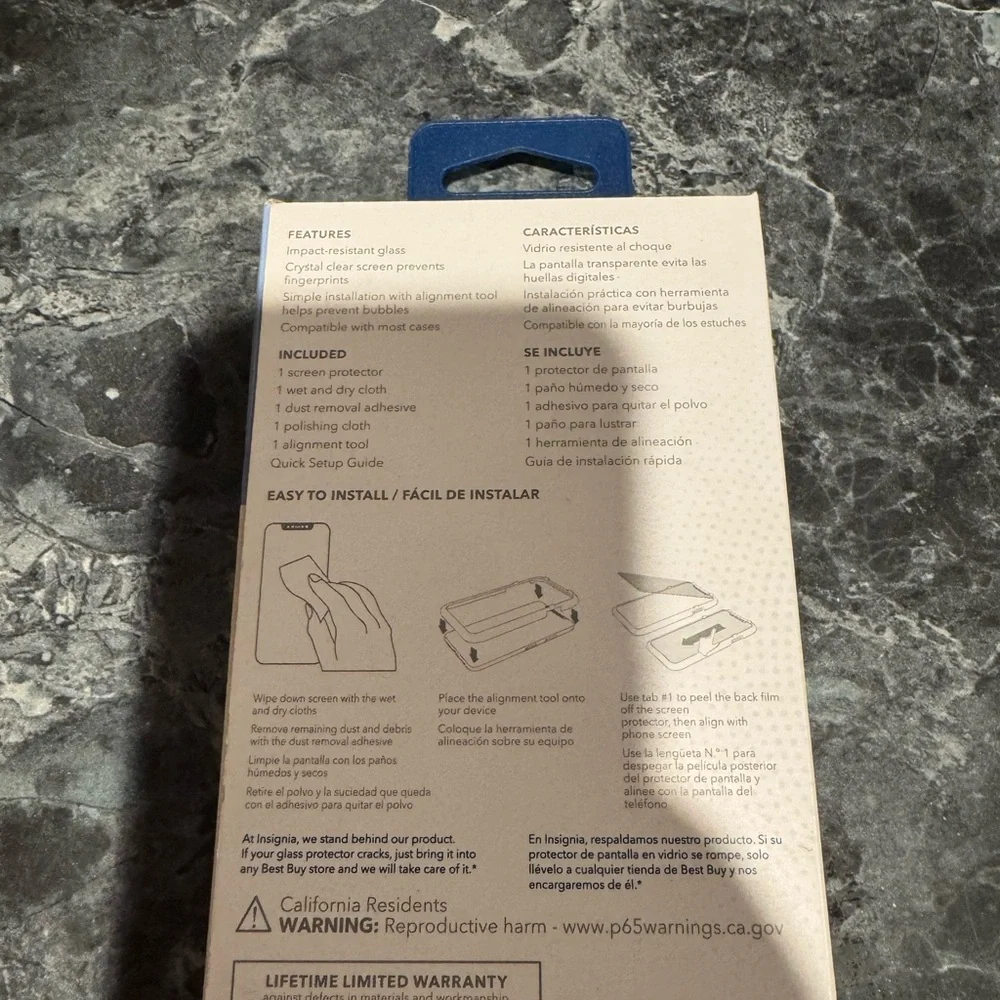 Insignia Screen Protector for iPhone 11 Pro Max & Xs Max - White